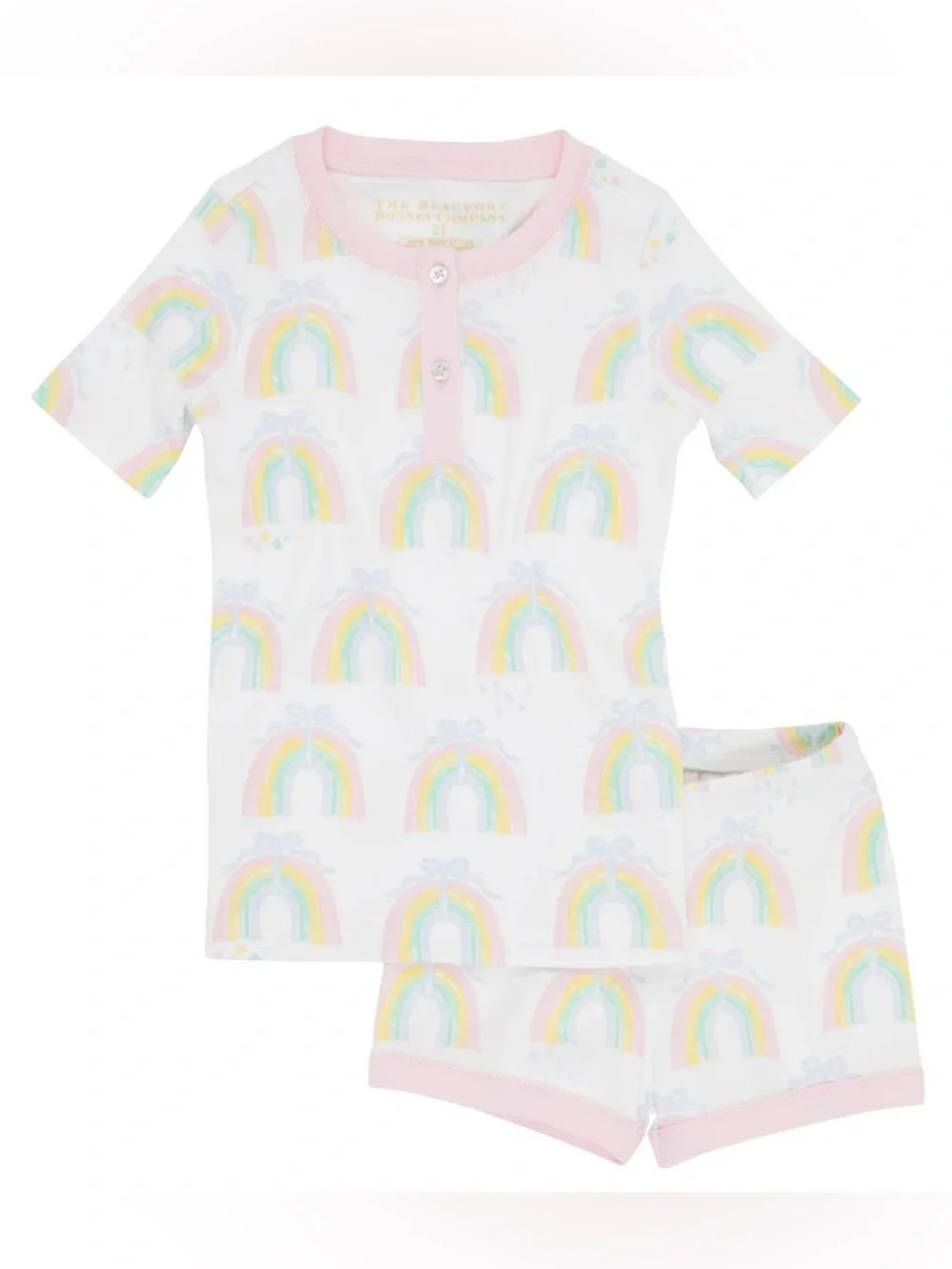 The Beaufort Bonnet Company Sara Jane’s Short Set Rainbow Pima Cotton Size 5
